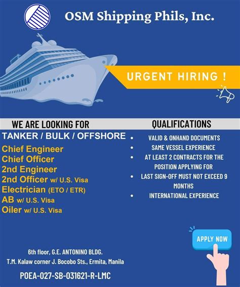 osm hiring|Osm Hiring Work, Jobs in Manila .